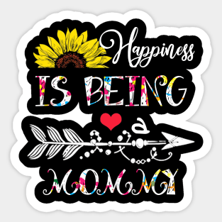 Happiness is being a mommy mothers day gift Sticker